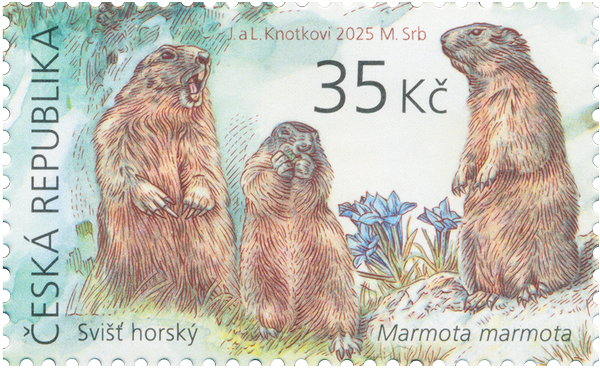 Evropská zvířata: 35 Kč / (J. a L. Knotkovi/M. Srb)